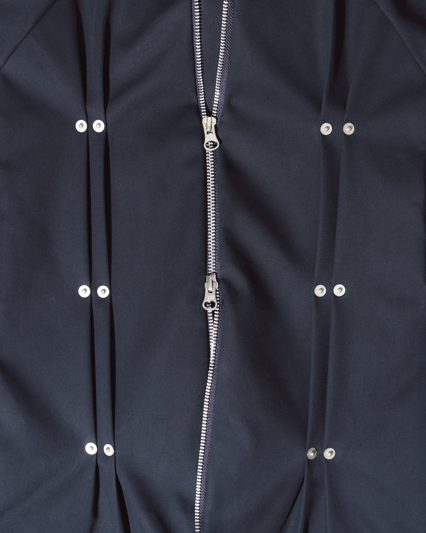 “GIL” MOTO-RACER JACKET IN MIDNIGHT NAVY
