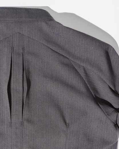 “GIL” MOTO-RACER JACKET IN PEBBLE HERRINGBONE