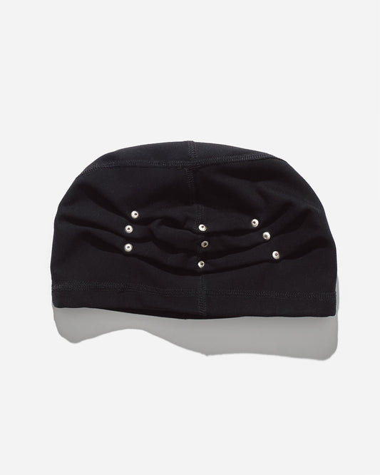 “GIL” PLEATED SKULLY IN BLACK