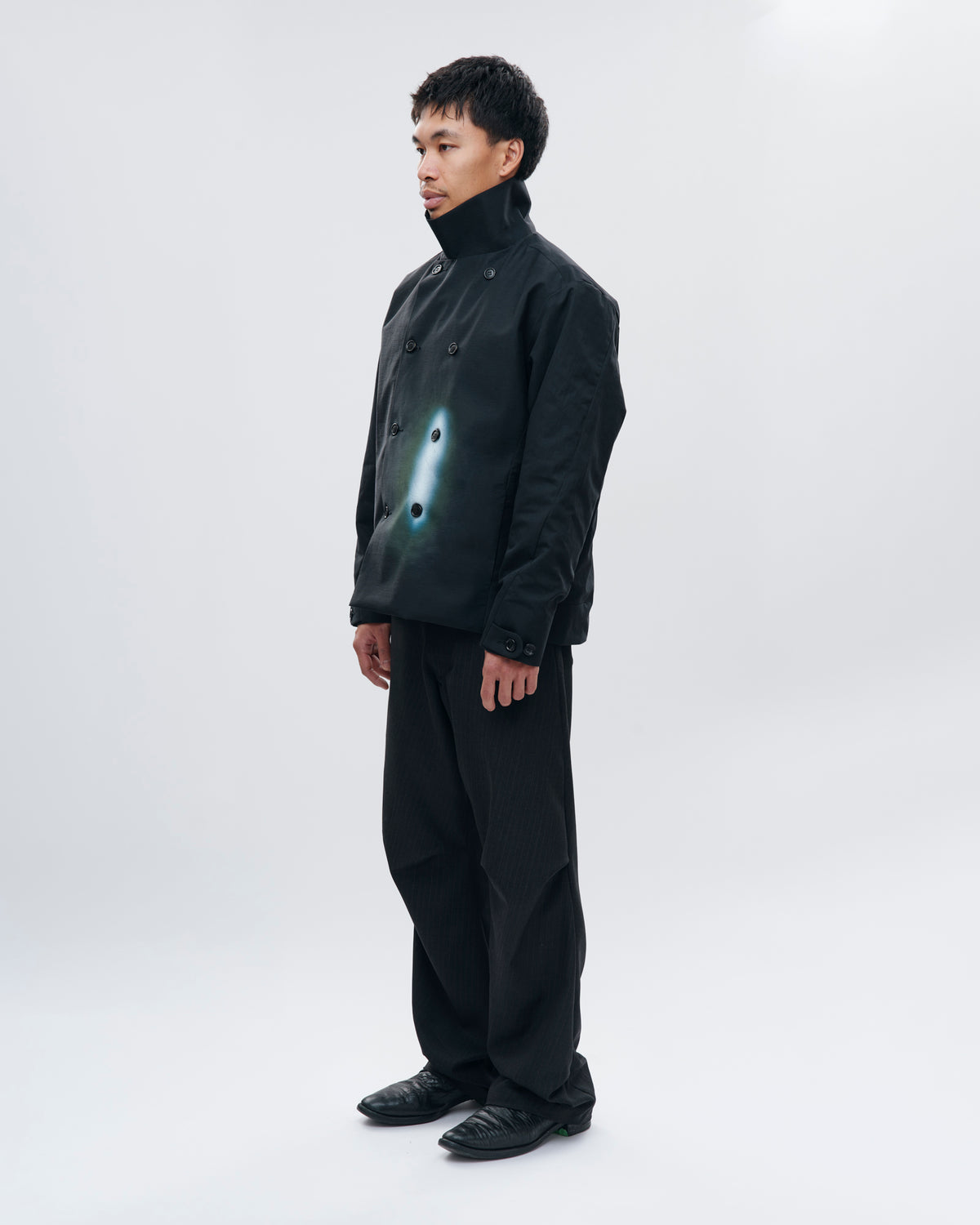 “GLEAM” DOUBLE-BREASTED JACKET  