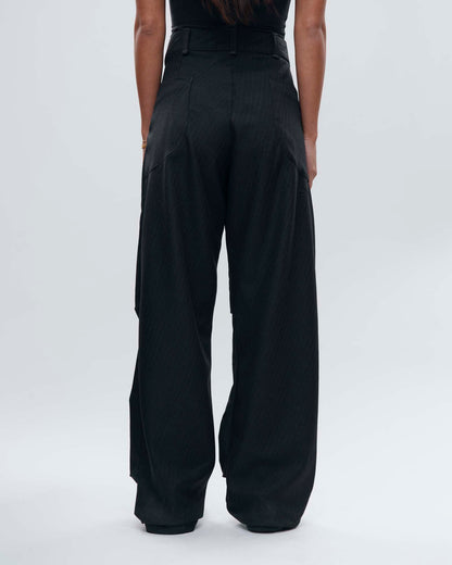 “CREPUS” BIAS-CUT TROUSER