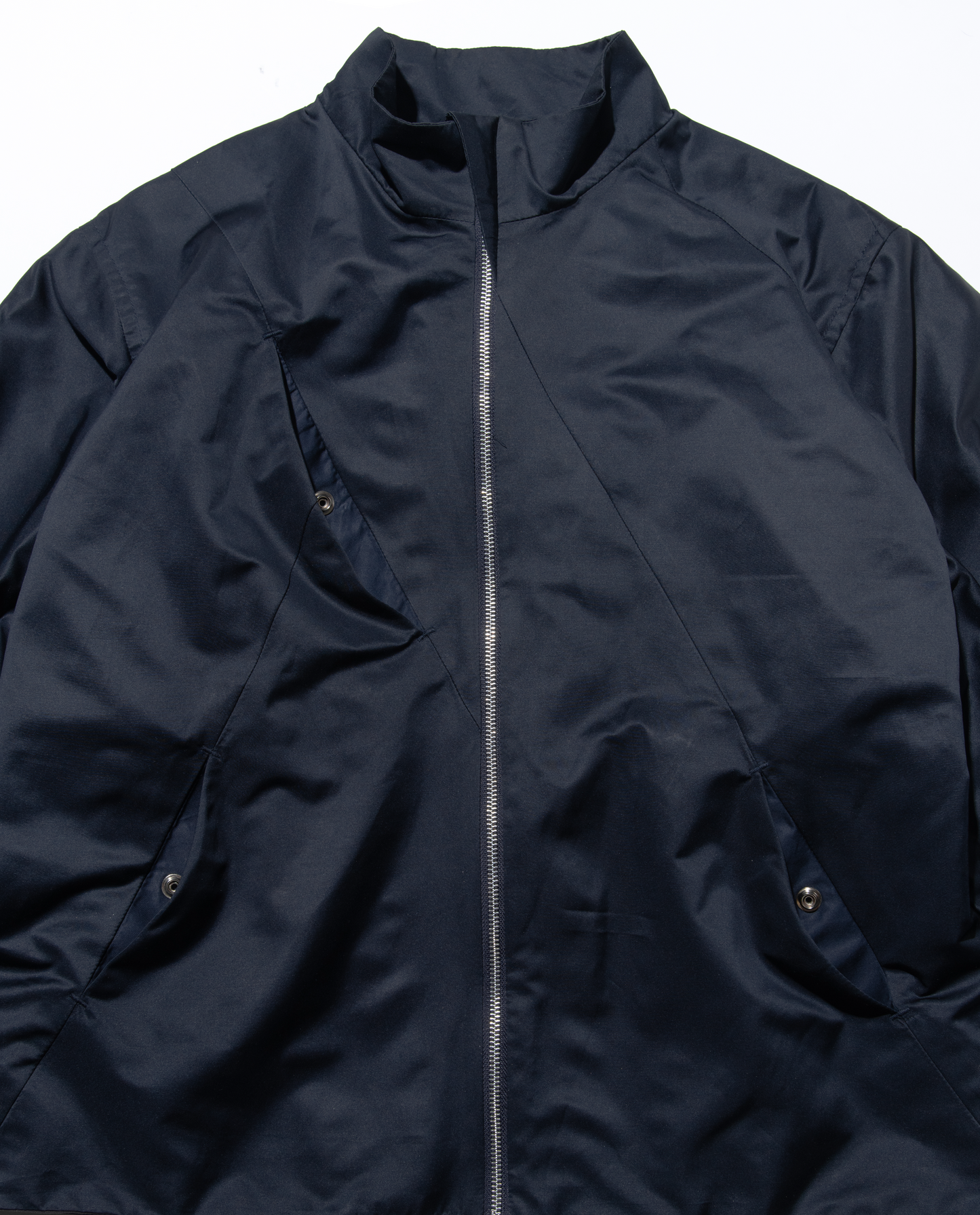 DEEP NAVY “TILT” Zip Blouson