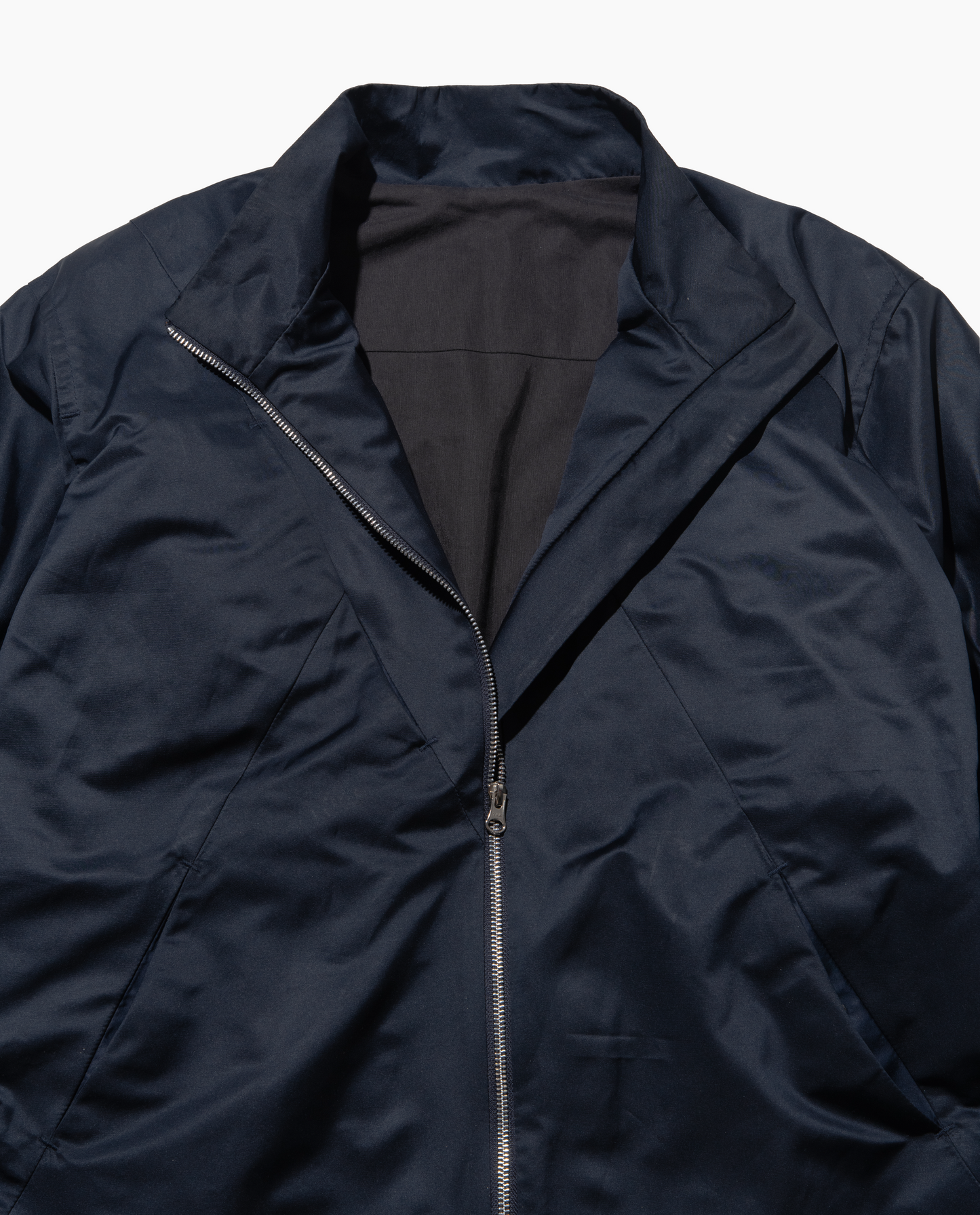 DEEP NAVY “TILT” Zip Blouson