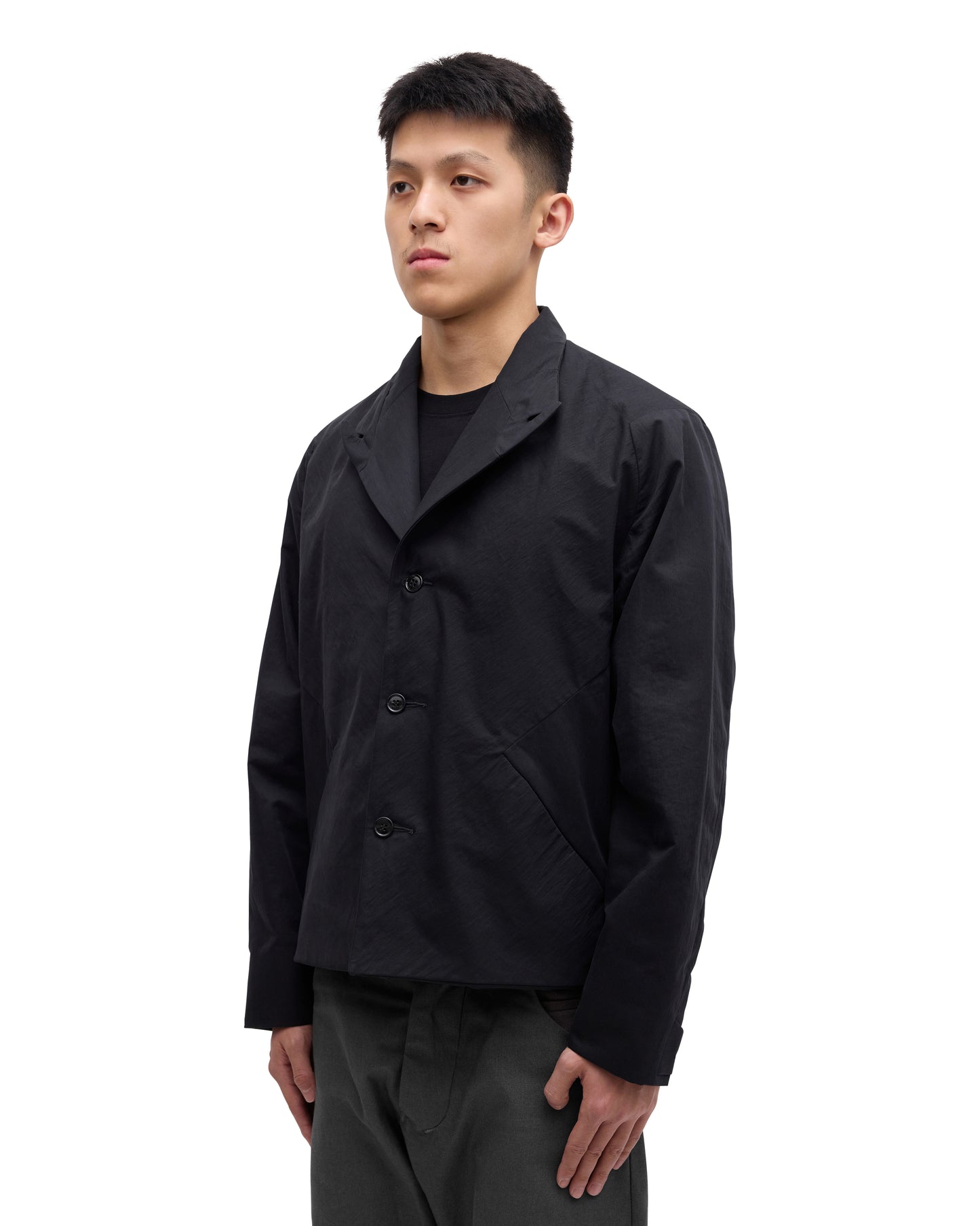“FILET” BLAZER IN SOOT