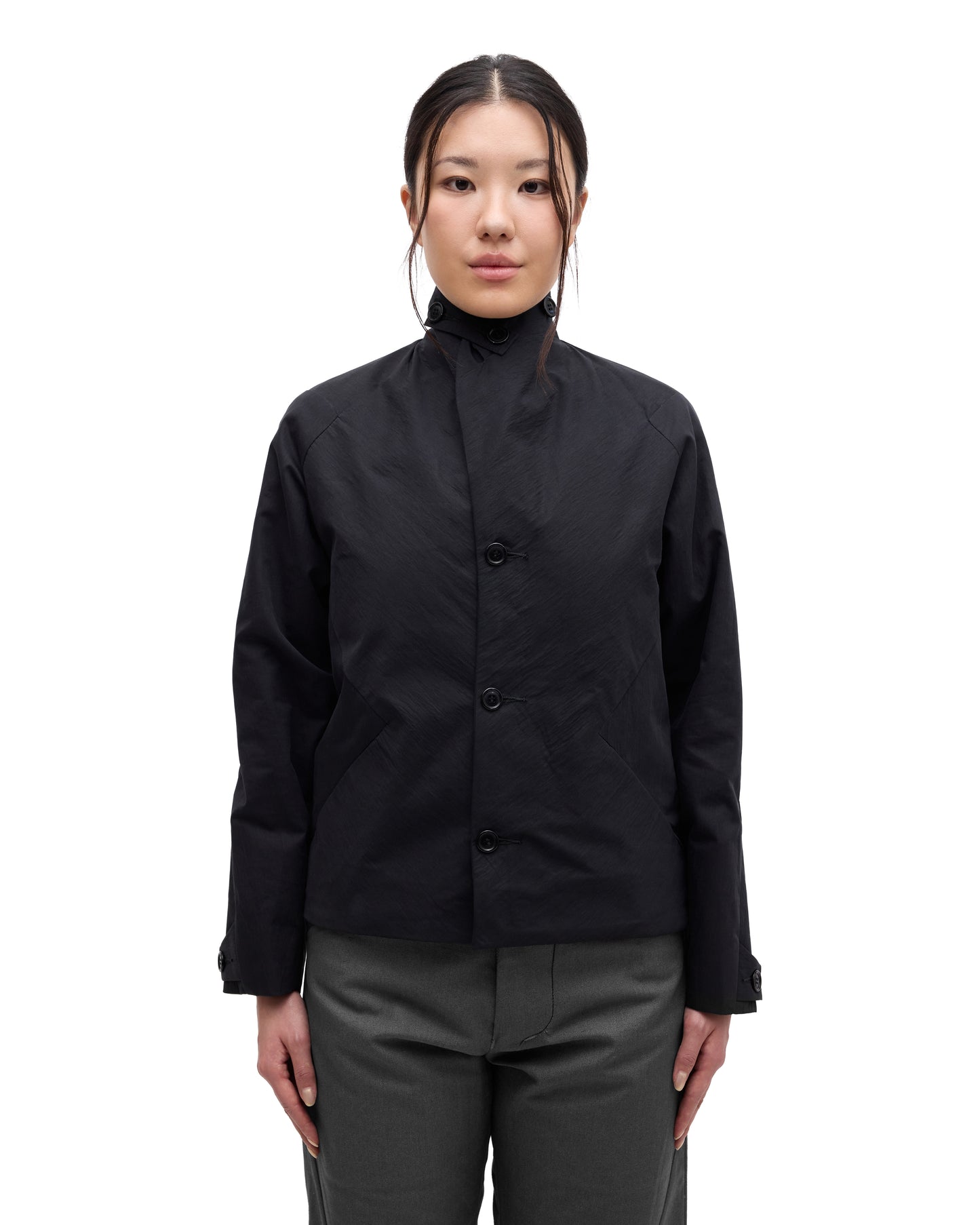 “FILET” BLAZER IN SOOT