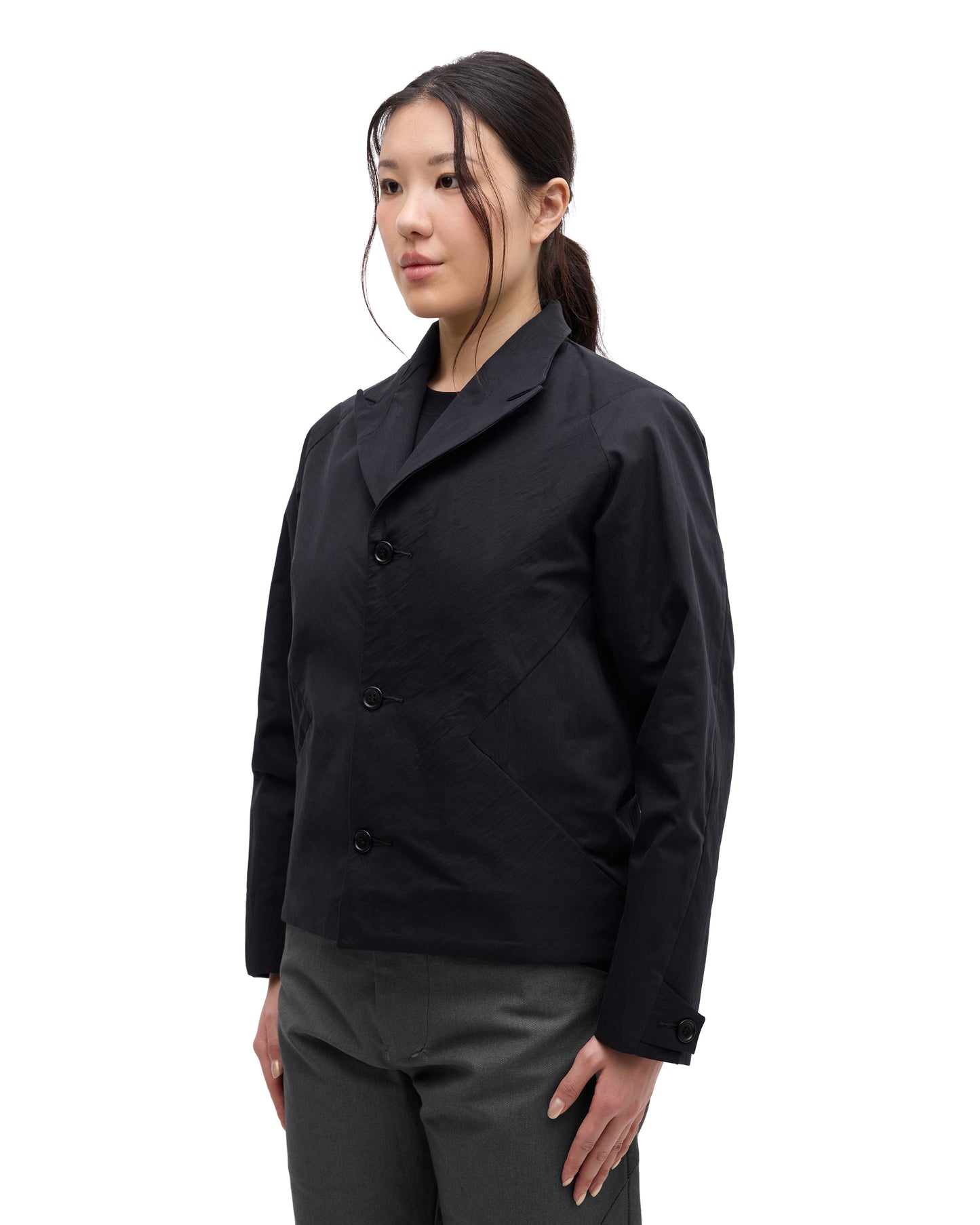 “FILET” BLAZER IN SOOT