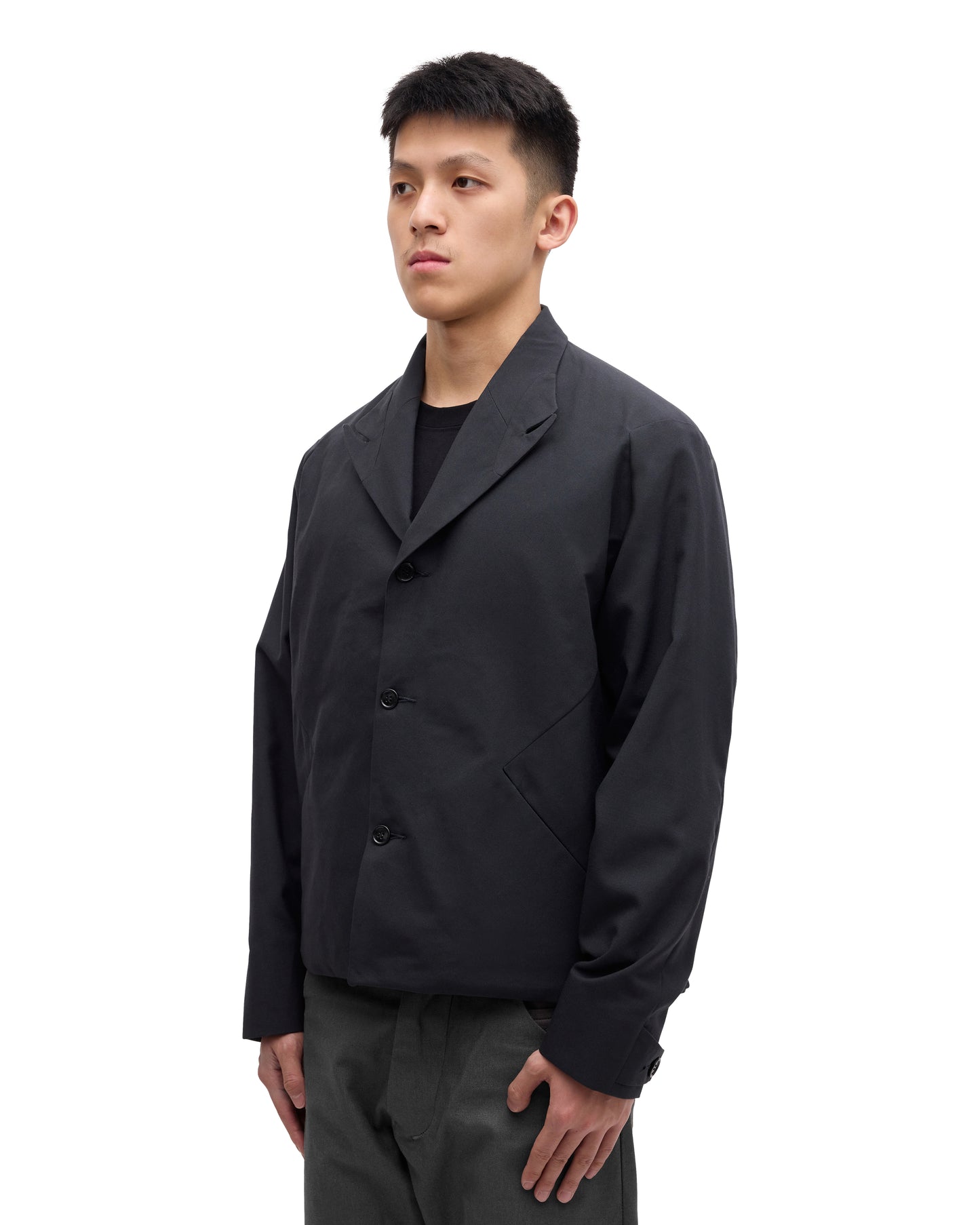 “FILET” BLAZER IN NAVAL GRAY
